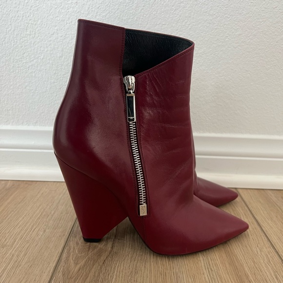 YSL - Saint Laurent Red Boots - Picture 6 of 14